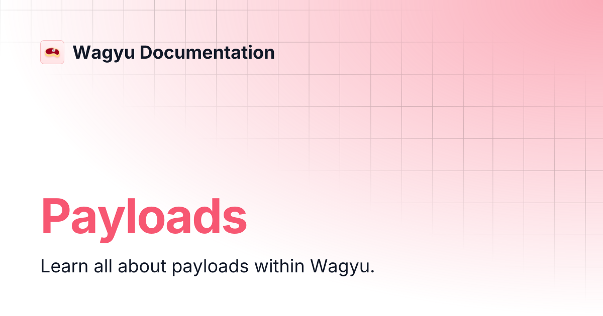 Payloads | Wagyu Documentation